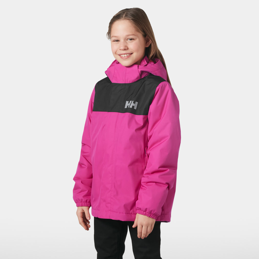 Helly Hansen Junior Vancouver Fleece Lined Insulated HT Waterproof Jacket (Magenta 2.0)(Ages 8-16)