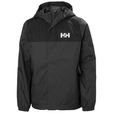 Load image into Gallery viewer, Helly Hansen Junior Vancouver Hooded HT 2L Waterproof Jacket (Ebony)(Ages 8-16)
