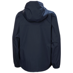 Helly Hansen Junior Vancouver Hooded HT 2L Waterproof Jacket (Navy)(Ages 8-16)