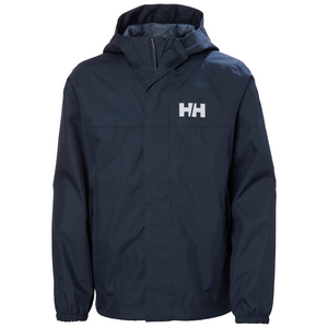 Helly Hansen Junior Vancouver Hooded HT 2L Waterproof Jacket (Navy)(Ages 8-16)