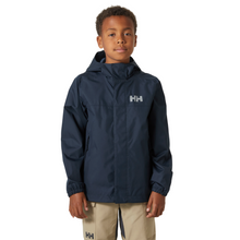 Load image into Gallery viewer, Helly Hansen Junior Vancouver Hooded HT 2L Waterproof Jacket (Navy)(Ages 8-16)
