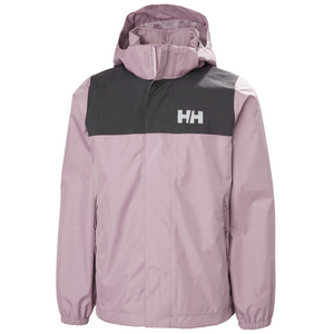 Helly Hansen Junior Vancouver Hooded HT 2L Waterproof Jacket (Purple Clay)(Ages 8-16)