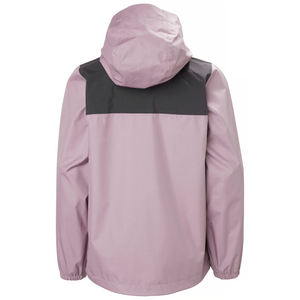 Helly Hansen Junior Vancouver Hooded HT 2L Waterproof Jacket (Purple Clay)(Ages 8-16)