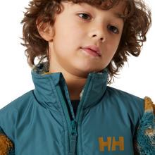 Load image into Gallery viewer, Helly Hansen Kids Champ Midlayer Half Zip Fleece Top (Dark Creek Splash/Camo AOP)(Ages 1-7)
