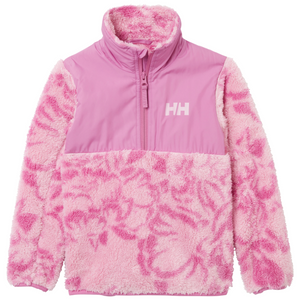 Helly Hansen Kids Champ Midlayer Half Zip Fleece Top (Meta Pink)(Ages 1-8)