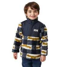 Load image into Gallery viewer, Helly Hansen Kids Champ Midlayer Half Zip Fleece Top (Navy AOP)(Ages 1-8)
