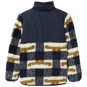 Helly Hansen Kids Champ Midlayer Half Zip Fleece Top (Navy AOP)(Ages 1-8)