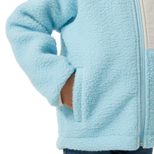 Load image into Gallery viewer, Helly Hansen Kids Champ Pile Full Zip Fleece 2.0 (Light Cyan)(Ages 3-7)
