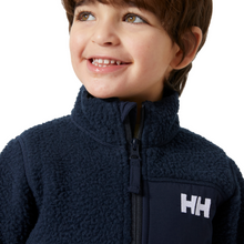 Load image into Gallery viewer, Helly Hansen Kids Champ Pile Full Zip Fleece 2.0 (Navy)(Ages 1-8)
