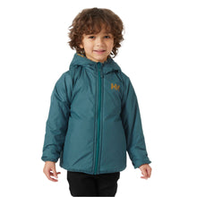 Load image into Gallery viewer, Helly Hansen Kids Champ Reversible Full Zip Hooded Fleece (Dark Creek/Splash Camo)(Ages 1-7)
