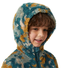 Load image into Gallery viewer, Helly Hansen Kids Champ Reversible Full Zip Hooded Fleece (Dark Creek/Splash Camo)(Ages 1-7)
