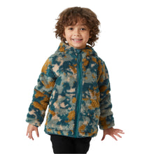 Load image into Gallery viewer, Helly Hansen Kids Champ Reversible Full Zip Hooded Fleece (Dark Creek/Splash Camo)(Ages 1-7)
