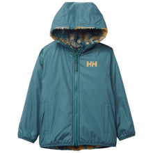 Load image into Gallery viewer, Helly Hansen Kids Champ Reversible Full Zip Hooded Fleece (Dark Creek/Splash Camo)(Ages 1-7)
