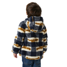 Load image into Gallery viewer, Helly Hansen Kids Champ Reversible Hooded Full Zip Fleece (Light Lav Moose AOP)(Ages 2-8)

