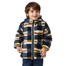 Load image into Gallery viewer, Helly Hansen Kids Champ Reversible Hooded Full Zip Fleece (Light Lav Moose AOP)(Ages 2-8)

