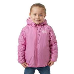 Helly Hansen Kids Champ Reversible Hooded Full Zip Fleece (Meta Pink AOP)(Ages 2-8)
