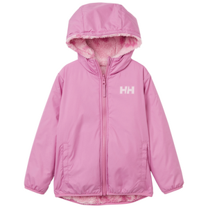Helly Hansen Kids Champ Reversible Hooded Full Zip Fleece (Meta Pink AOP)(Ages 2-8)