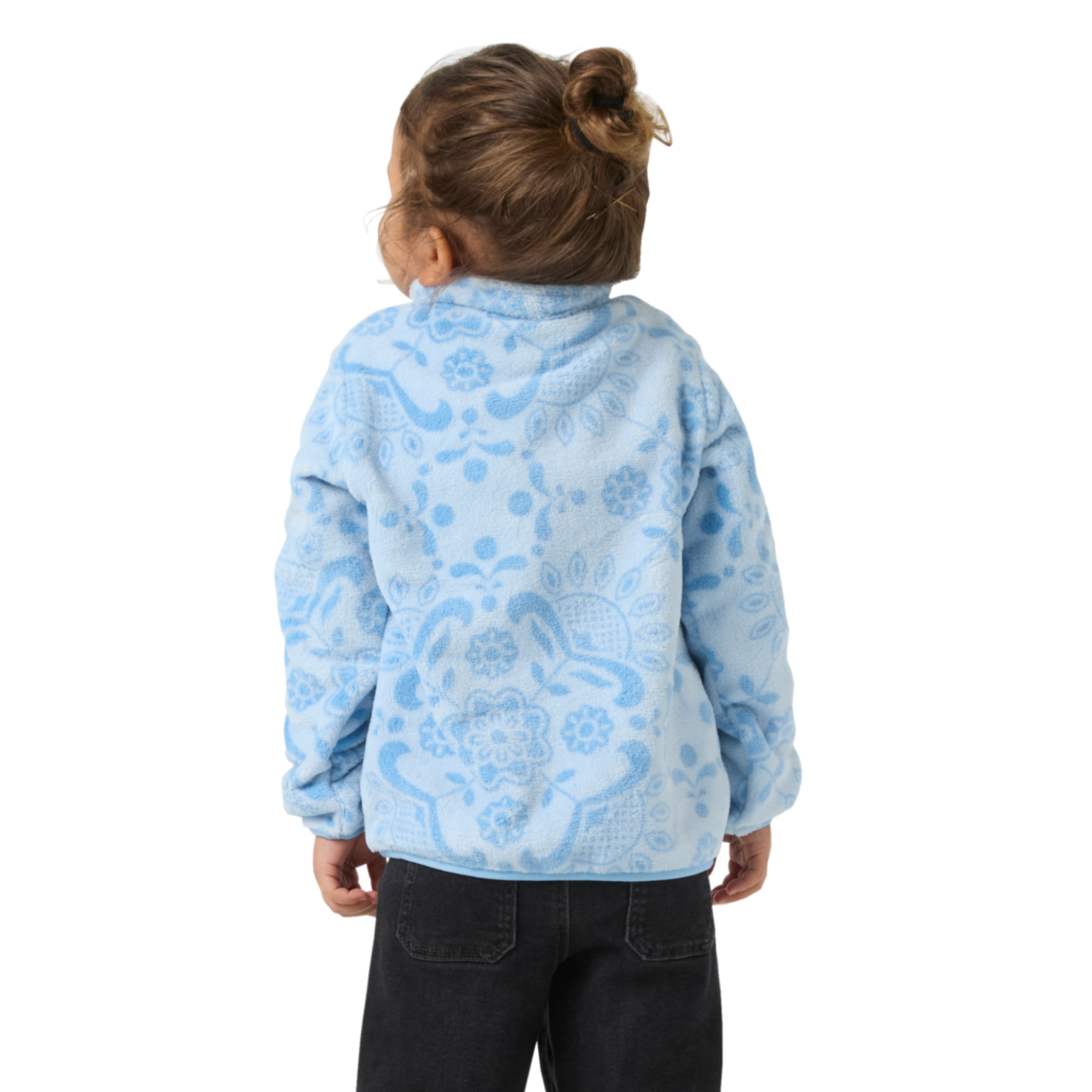 Helly Hansen Kids Chill Full Zip Fleece Jacket Bright Blue Aop 627 Bright Blue AOP 627 41122