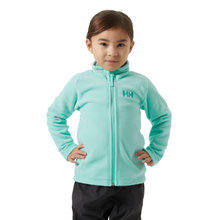 Load image into Gallery viewer, Helly Hansen Kids Daybreaker Polartec 100 Full Zip Fleece (Lagoon)(Ages 1-8)
