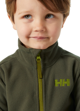 Load image into Gallery viewer, Helly Hansen Kids Daybreaker Polartec 100 Full Zip Fleece (Utility Green)(Ages 1-7)
