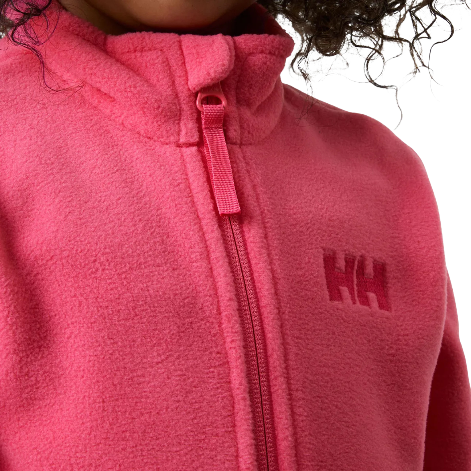 Helly Hansen Kids Daybreaker Polartec Full Zip Fleece Jacket Hot Pink 074 40174