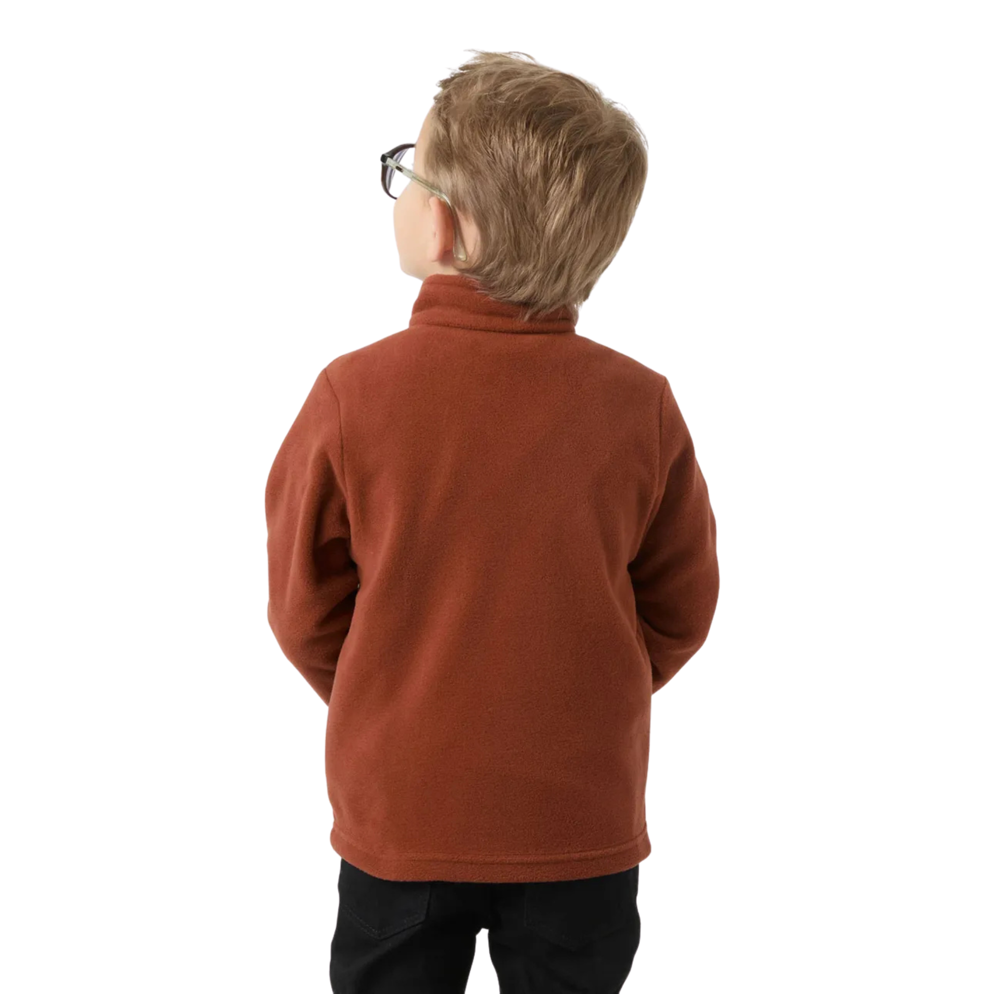 Helly Hansen Kids Daybreaker Polartec Full Zip Fleece Jacket Iron Oxide 301 40174