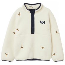 Load image into Gallery viewer, Helly Hansen Kids Frosty Pile Half Snap Fleece Top (Cream Little Moose Embroid)(Ages 1-8)
