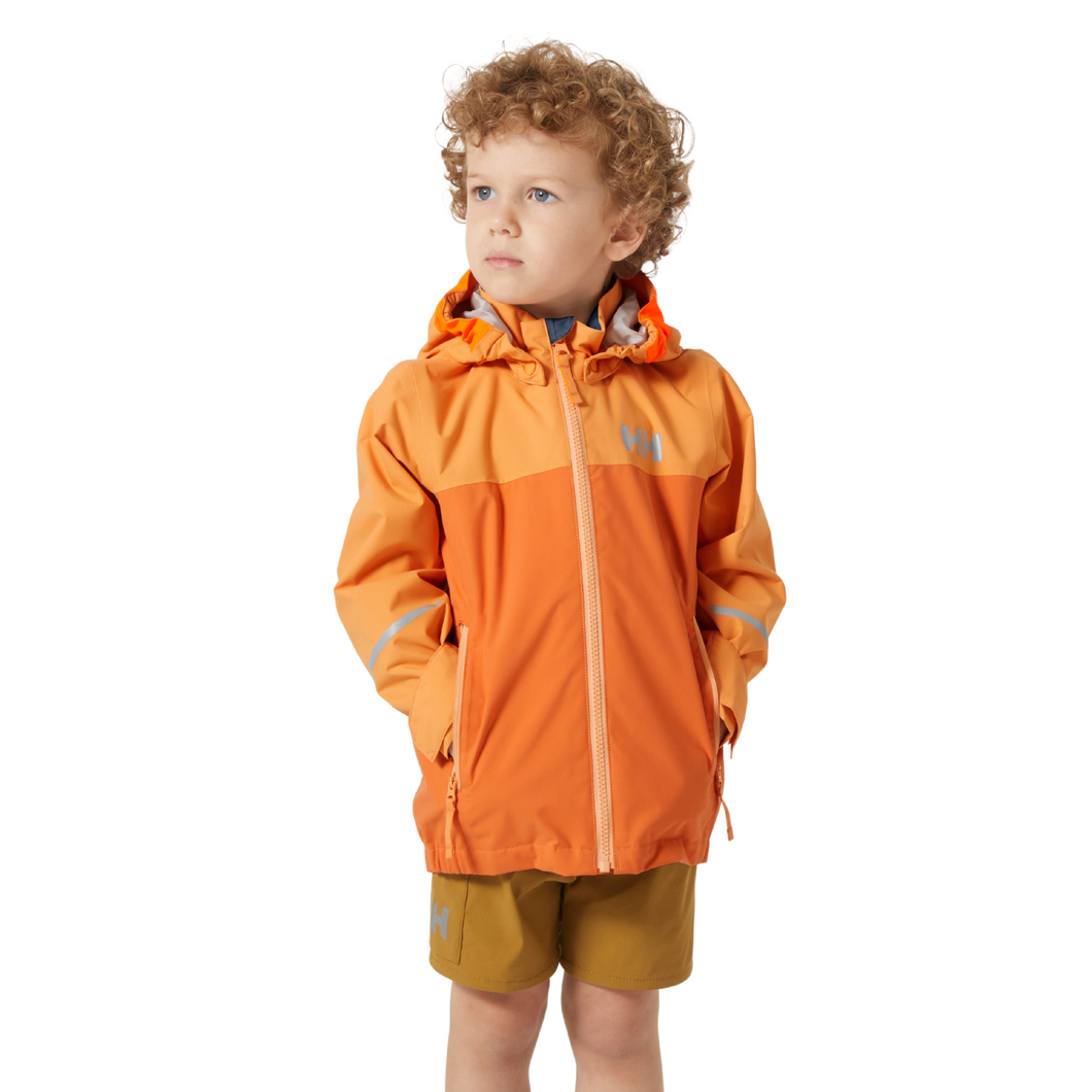 Helly Hansen Kids Shelter 2.0 HT 2L Waterproof Jacket (Bonfire)(Ages 1-12)