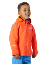 Load image into Gallery viewer, Helly Hansen Kids Shelter 2.0 Waterproof Jacket (Flame)(Ages 1-12)
