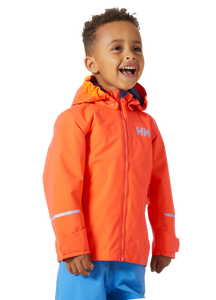 Helly Hansen Kids Shelter 2.0 Waterproof Jacket (Flame)(Ages 1-12)