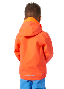 Helly Hansen Kids Shelter 2.0 Waterproof Jacket (Flame)(Ages 1-12)