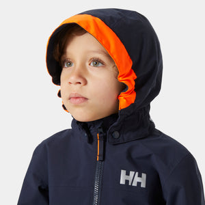 Helly Hansen Kids Shelter 2.0 HT Waterproof Jacket (Navy)(Ages 1-12)