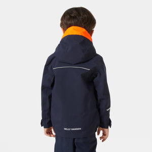 Helly Hansen Kids Shelter 2.0 HT Waterproof Jacket (Navy)(Ages 1-12)