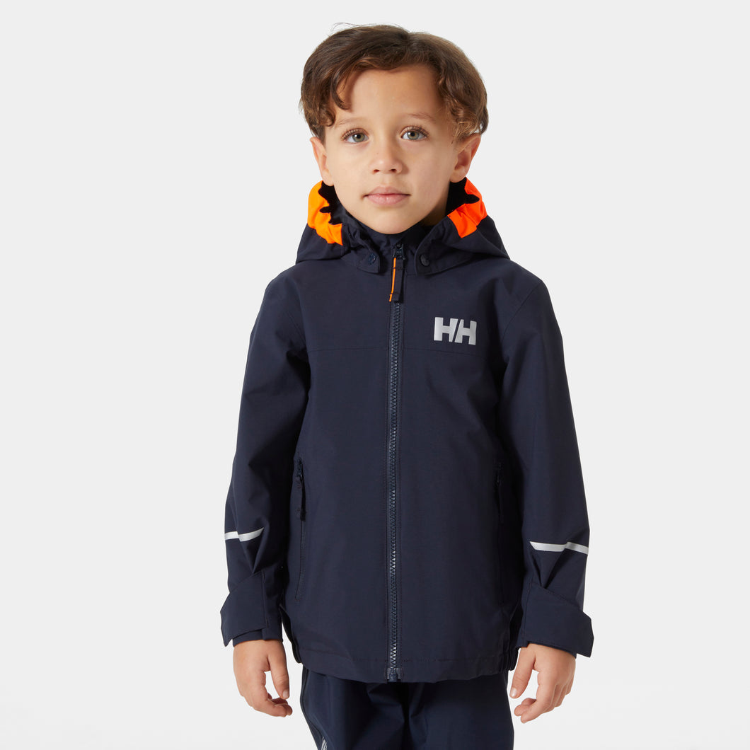 Helly Hansen Kids Shelter 2.0 HT Waterproof Jacket (Navy)(Ages 1-12)