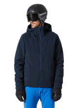 Load image into Gallery viewer, Helly Hansen Men&#39;s Alpha 4.0 Insulated Waterproof Ski Jacket (Navy)
