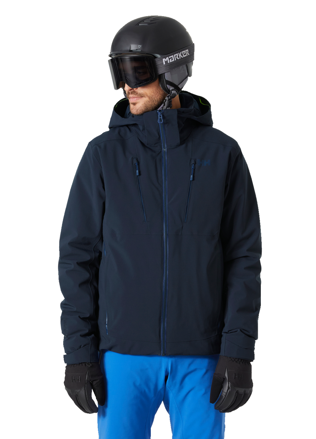 Helly Hansen Men's Alpha 4.0 Insulated Waterproof Ski Jacket (Navy)