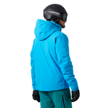 Load image into Gallery viewer, Helly Hansen Men&#39;s Alpha 4.0 Waterproof Insulated Ski Jacket (Cyan)
