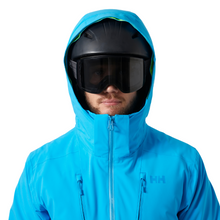 Load image into Gallery viewer, Helly Hansen Men&#39;s Alpha 4.0 Waterproof Insulated Ski Jacket (Cyan)

