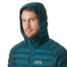 Load image into Gallery viewer, Helly Hansen Men&#39;s Banff Hooded Insulated Jacket (Dark Creek/Grey Cactus)
