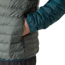 Load image into Gallery viewer, Helly Hansen Men&#39;s Banff Hooded Insulated Jacket (Dark Creek/Grey Cactus)
