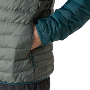 Helly Hansen Men's Banff Hooded Insulated Jacket (Dark Creek/Grey Cactus)