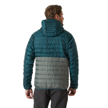 Load image into Gallery viewer, Helly Hansen Men&#39;s Banff Hooded Insulated Jacket (Dark Creek/Grey Cactus)
