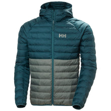 Load image into Gallery viewer, Helly Hansen Men&#39;s Banff Hooded Insulated Jacket (Dark Creek/Grey Cactus)
