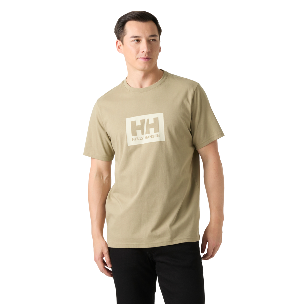 Helly Hansen Men's Box T 2.0 Short Sleeve Tee Pebble 757 54597
