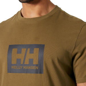 Helly Hansen Men's Box T 2.0 Short Sleeve Tee (Sepia)