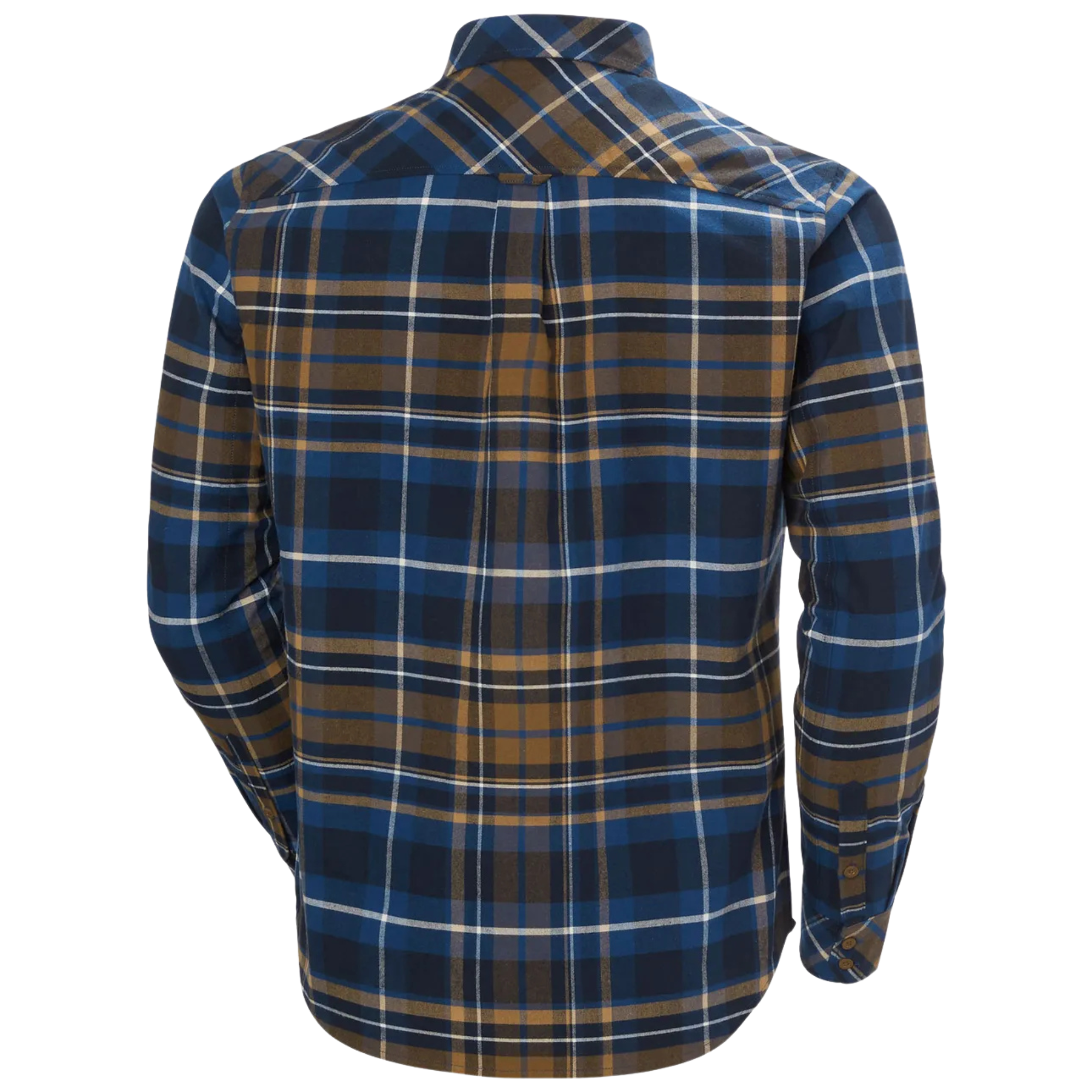 Helly Hansen Men's Classic Check Long Sleeve Shirt Dark Blue Shore Plaid 507 62923