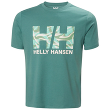 Load image into Gallery viewer, Helly Hansen Men's Core Graphic 2.0 Short Sleeve Tee (Opal Green)
