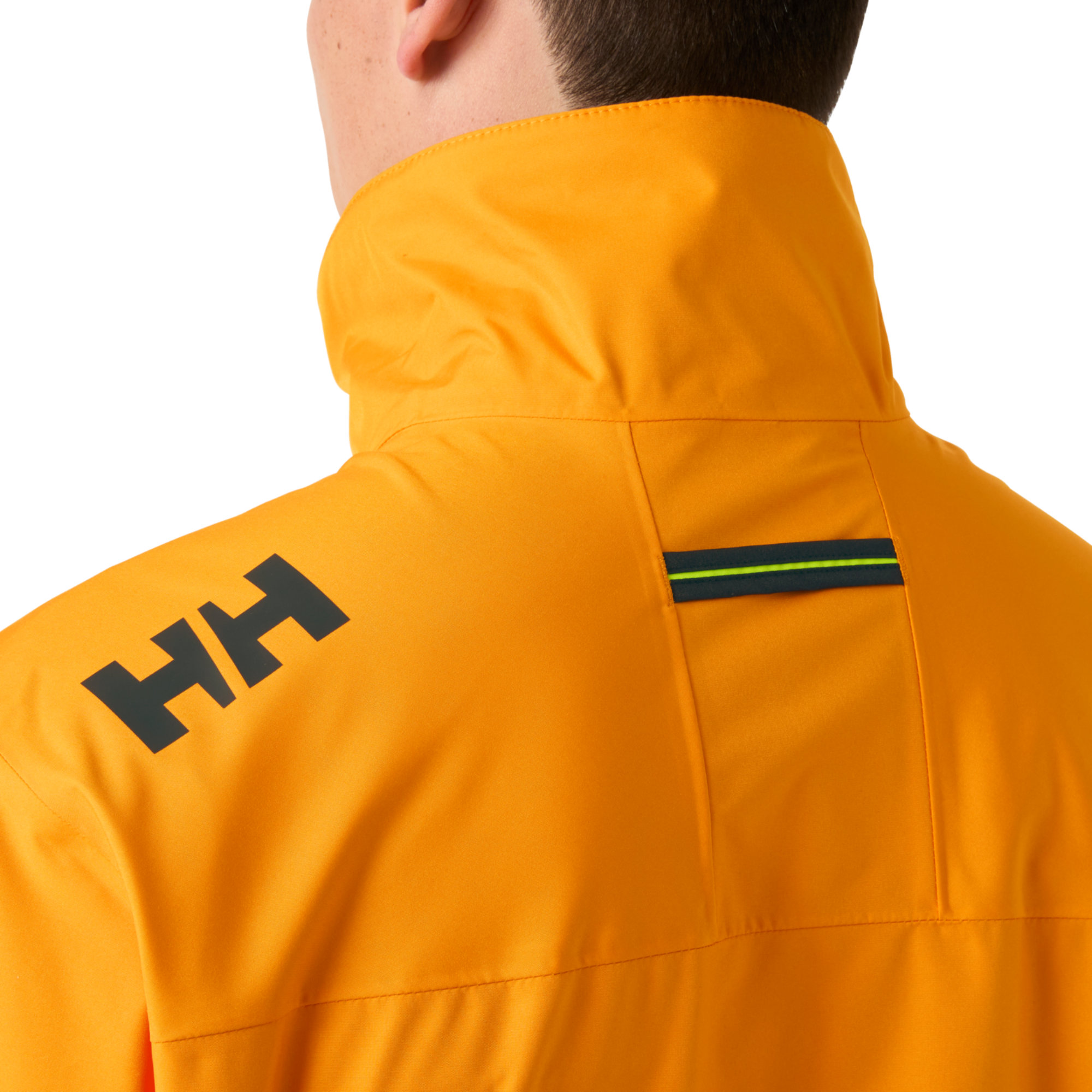 Helly Hansen Men's Crew 2L HT Waterproof Jacket 2.0 (Ignite Orange)