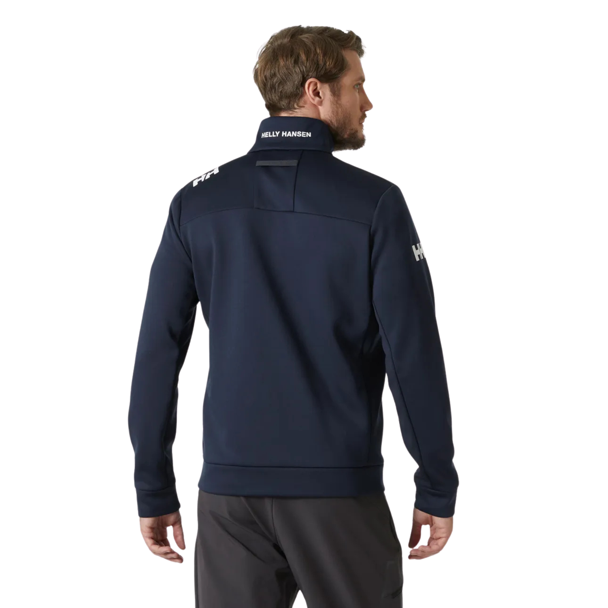 Helly Hansen Men's Crew Full Zip Fleece Jacket Navy 597 30229