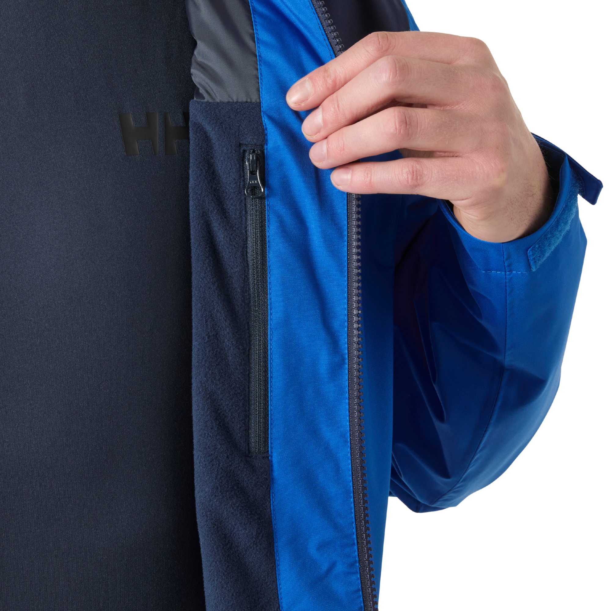 Helly Hansen Men's Crew Hooded Midlayer HT 2L Waterproof Insulated Jacket 2.0 (Cobalt 2.0)